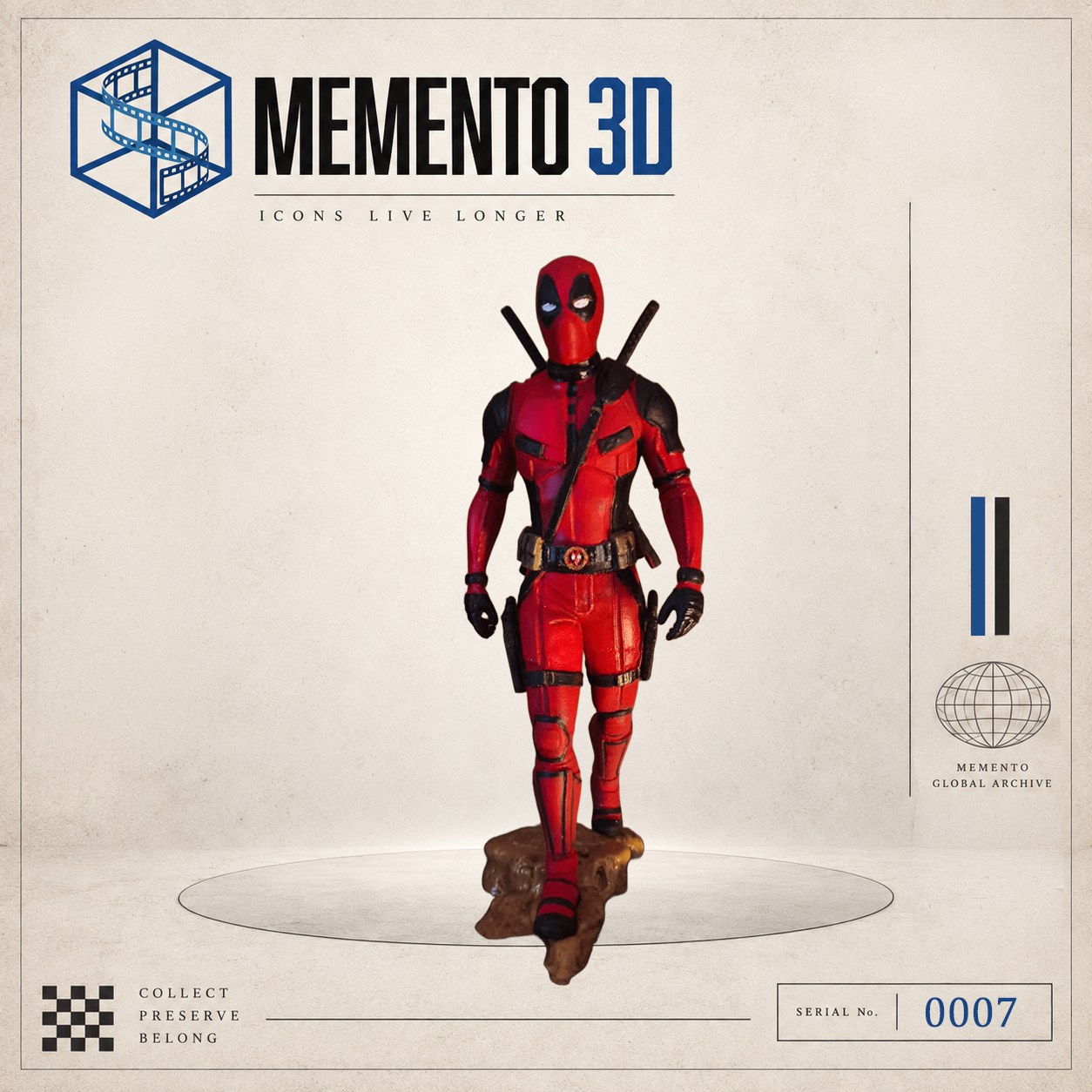 El mercenario — figura de colección Memento, serie 0007