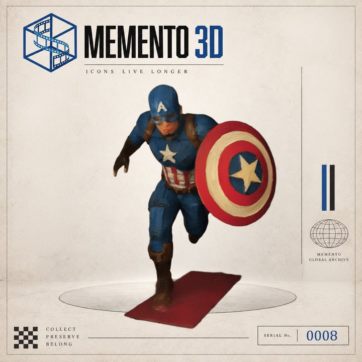 El centinela del escudo — figura de colección Memento, serie 0008